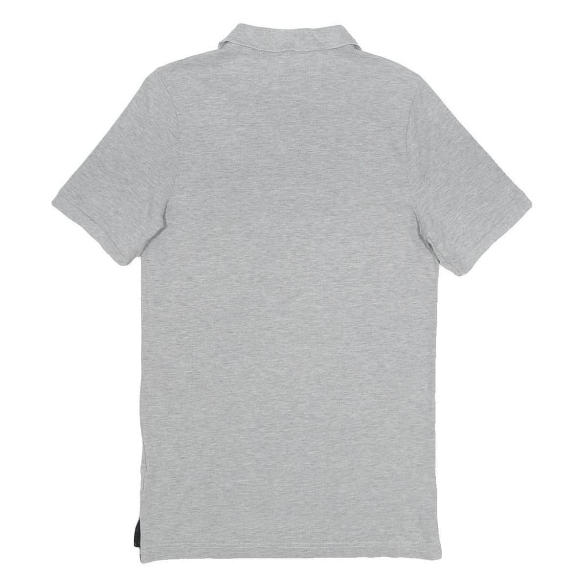 NIKE Mens Grey Short Sleeve Plain Polo Shirt XS Cotton Casual Sportswear