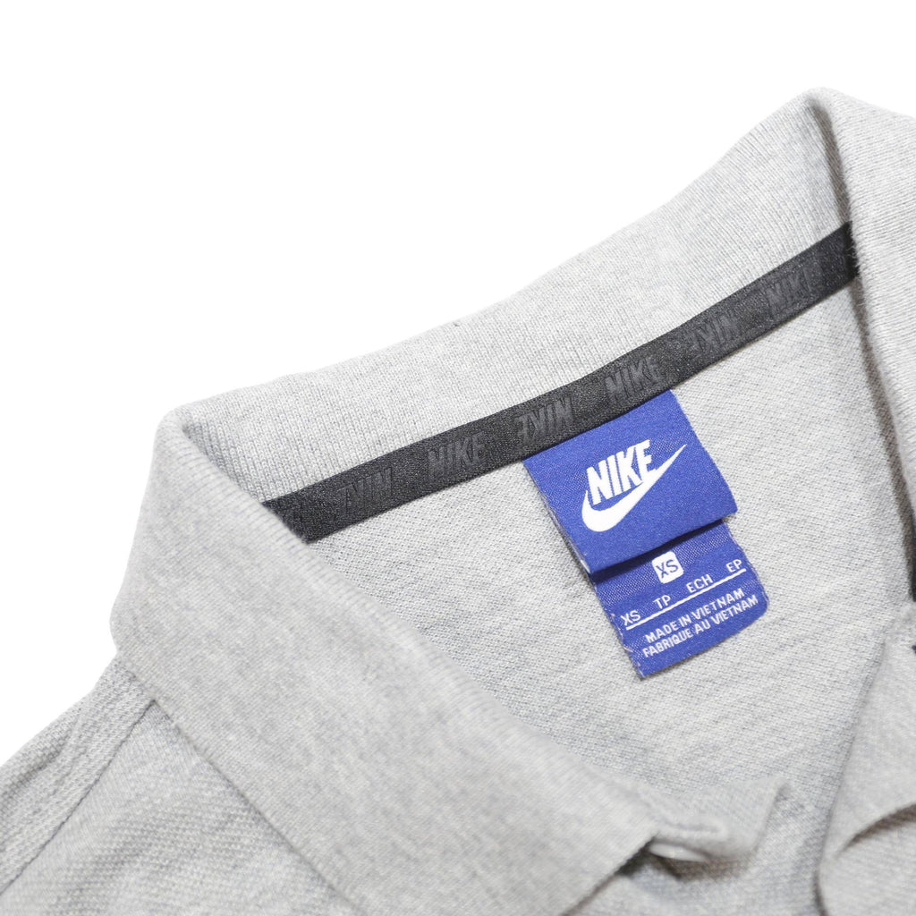 NIKE Mens Grey Short Sleeve Plain Polo Shirt XS Cotton Casual Sportswear