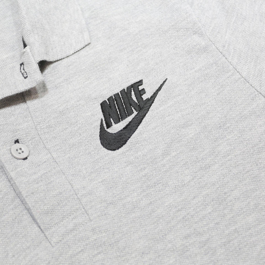 NIKE Mens Grey Short Sleeve Plain Polo Shirt XS Cotton Casual Sportswear