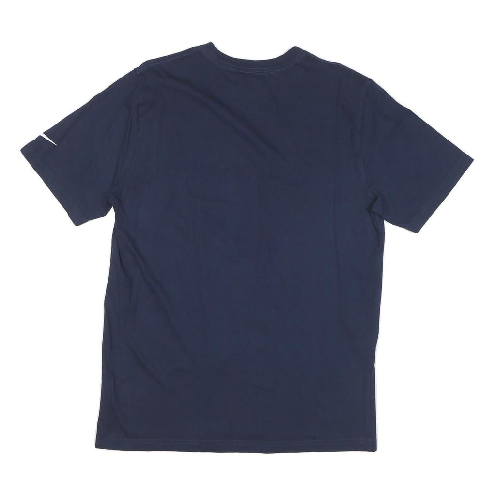 NIKE Mens Navy Blue AFC Football T-Shirt L Short Sleeve Crew Neck Graphic Print