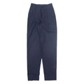 Pleated Womens Trousers Blue Slim Tapered W24 L34