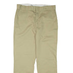 DICKIES Womens Trousers Beige Regular Straight W36 L32