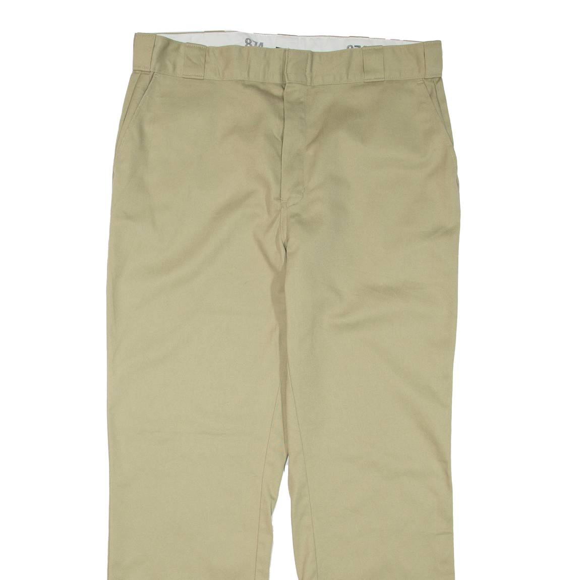 DICKIES Womens Trousers Beige Regular Straight W36 L32