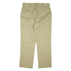 DICKIES Womens Trousers Beige Regular Straight W36 L32