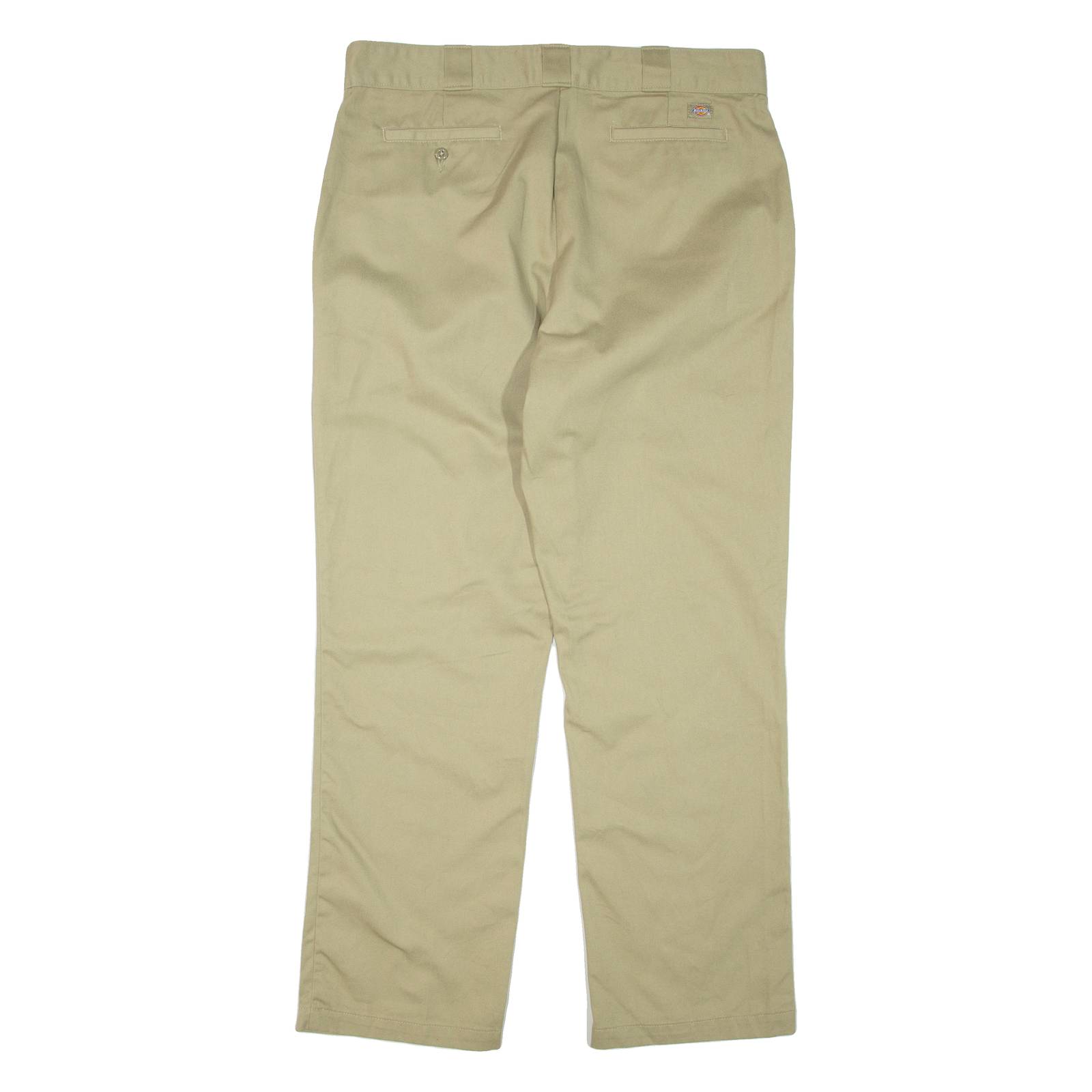 DICKIES Womens Trousers Beige Regular Straight W36 L32