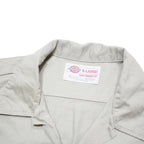 DICKIES Mens Beige Polyester Blend Shirt XL Workwear Button Short Sleeve