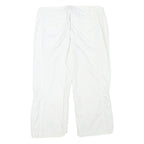 OLD NAVY Womens White Casual Cotton Blend Shorts M W30 Summer Elastic Waist