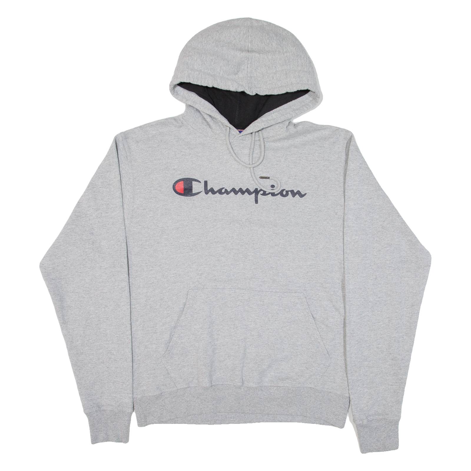 CHAMPION Mens Grey Hoodie M