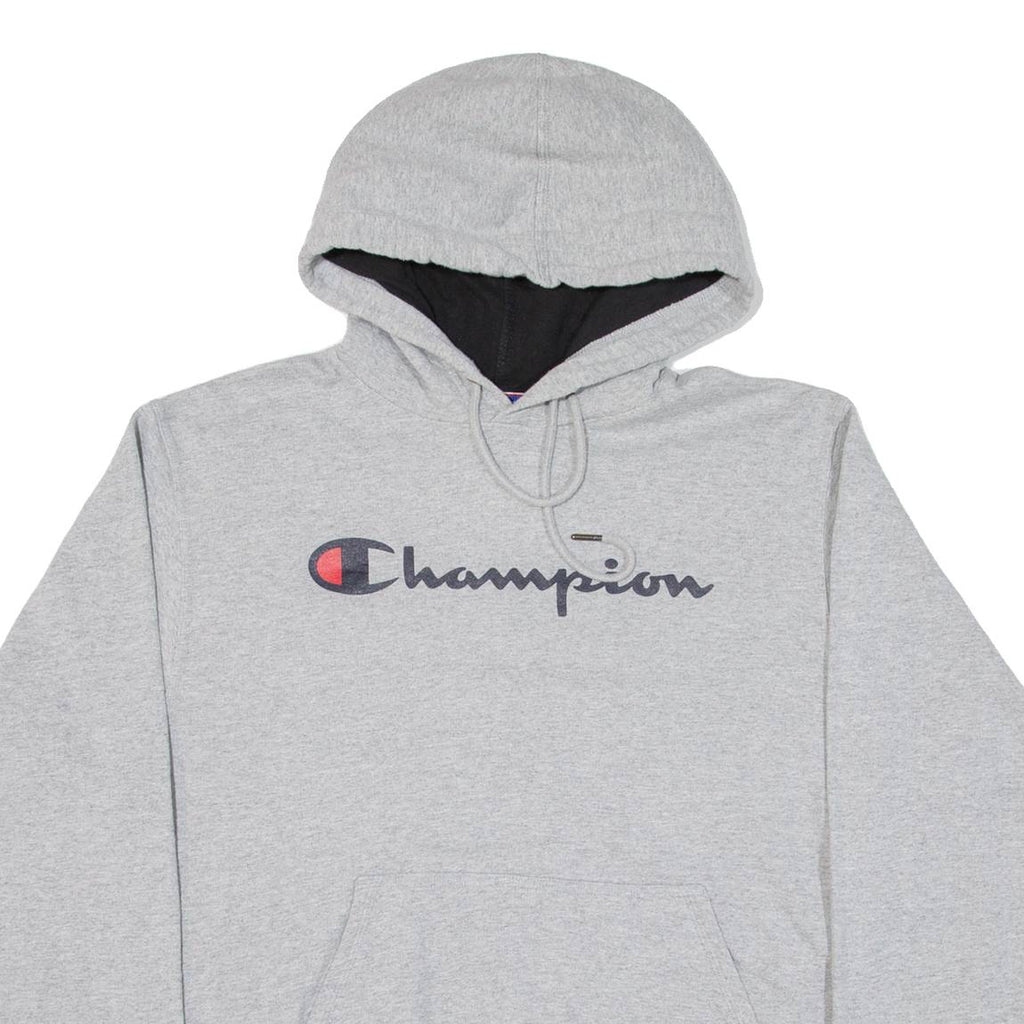 CHAMPION Mens Grey Hoodie M