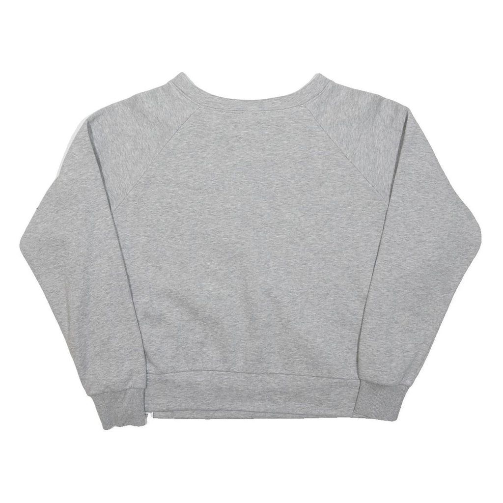 REEBOK Womens Grey Classic Crew Neck S Sweatshirt Cotton Blend Casual
