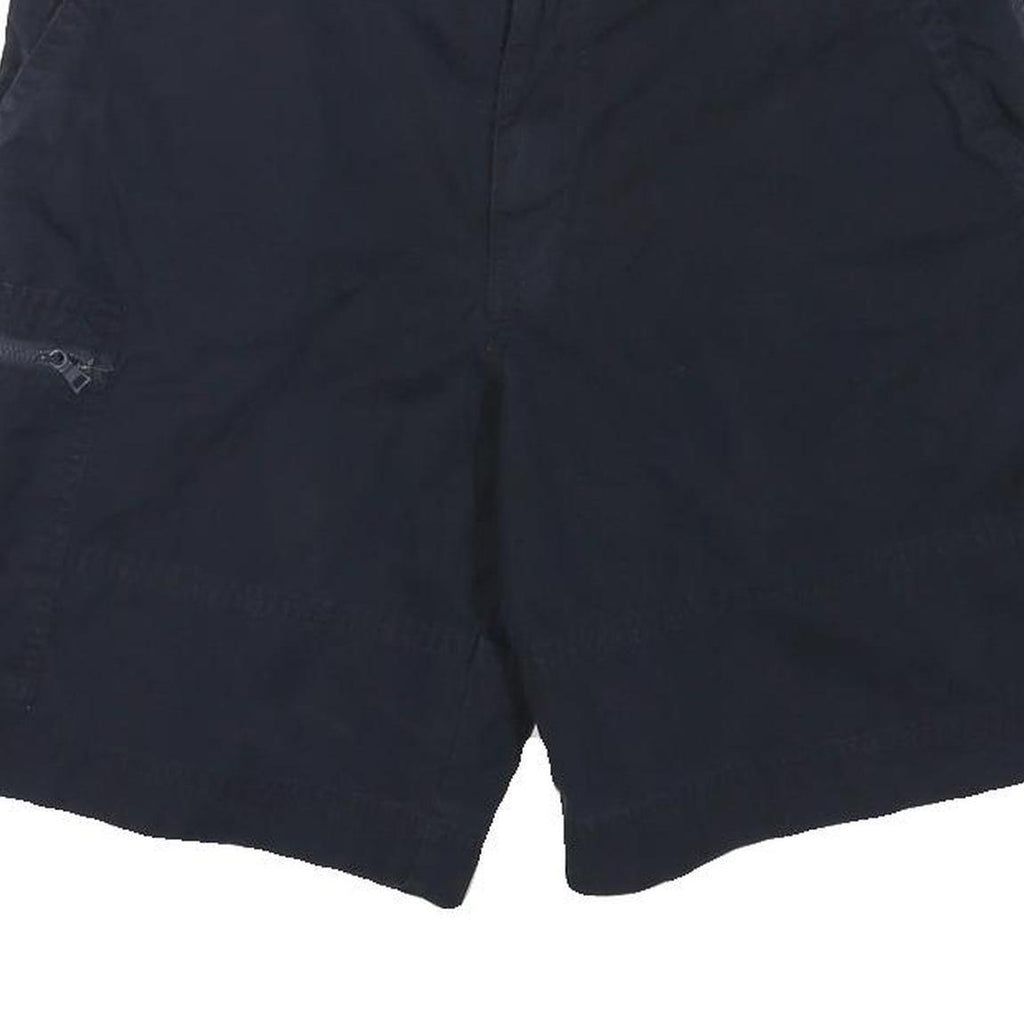 NAUTICA Mens Shorts Blue Cargo Plain L W32 Cotton Blend Casual Pockets