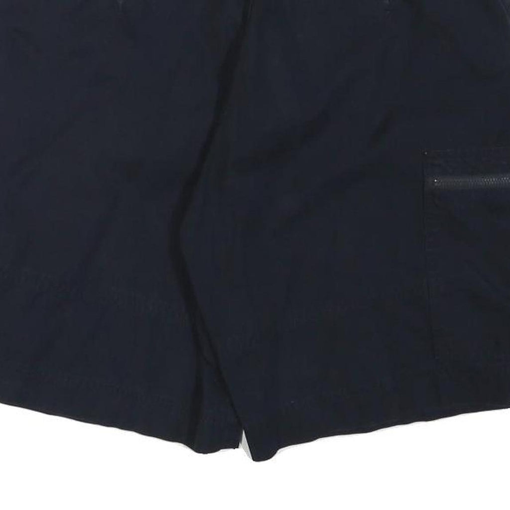 NAUTICA Mens Shorts Blue Cargo Plain L W32 Cotton Blend Casual Pockets
