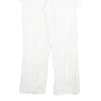 DICKIES Mens White Regular Fit Straight Denim Jeans W38 L30 Workwear Utility