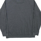 ADIDAS Mens Grey Hoodie L Cotton Blend Casual Sports Logo Pocket