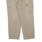 DICKIES Mens Cotton Blend Beige Regular Fit Straight Leg Trousers W36 L32