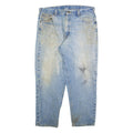 CARHARTT Mens Jeans Blue Relaxed Straight W36 L30