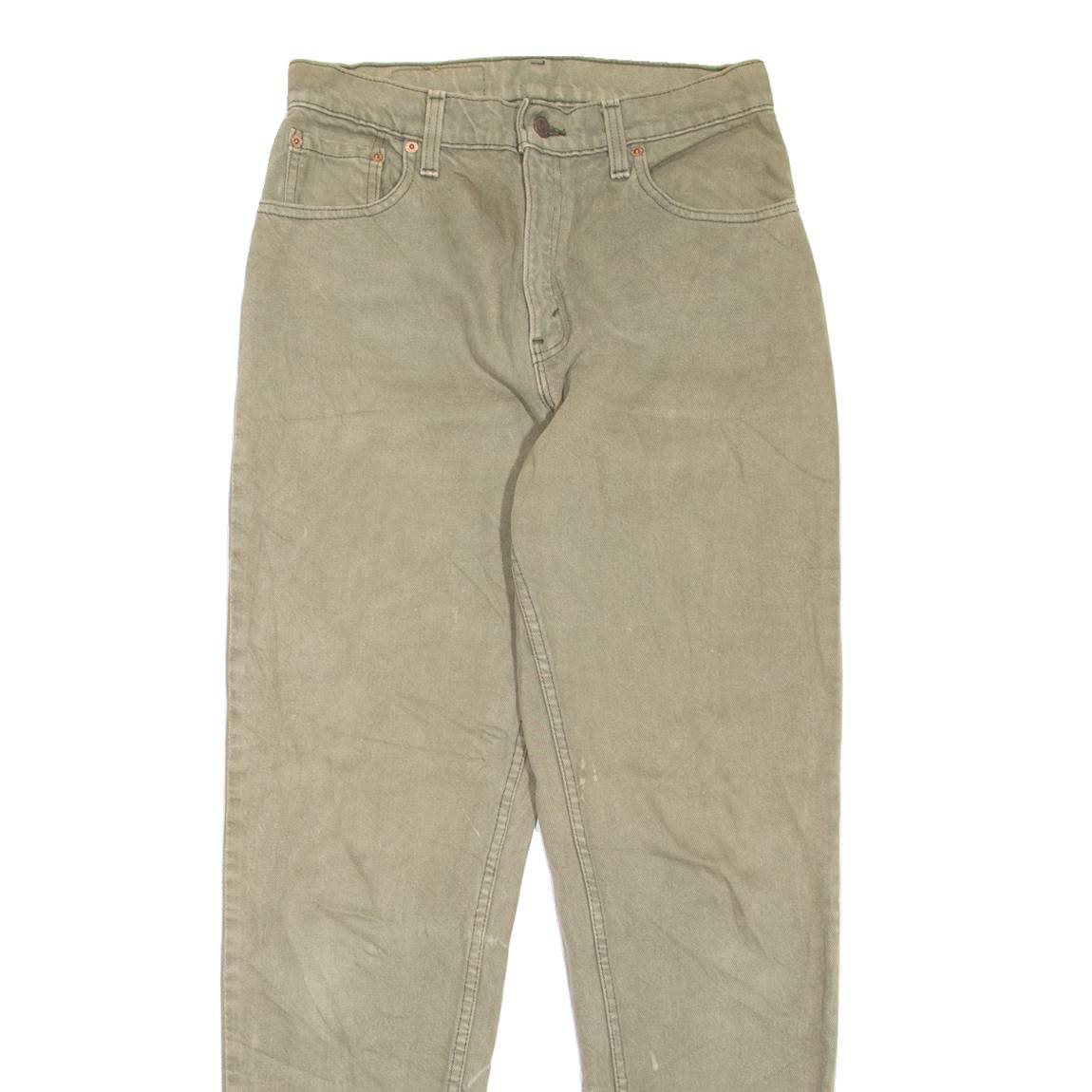LEVI'S 550 Made In USA Womens Jeans Green Regular Mom 90s W28 L30