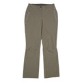 ODLO Womens Regular Fit Beige Polyester Blend Trousers W30 L33 Zip Closure
