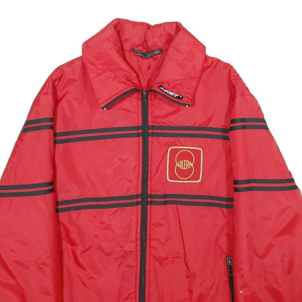 WINTEX Mens Red Nylon Zip Jacket XL Sports Racing Logo Lightweight Bomber