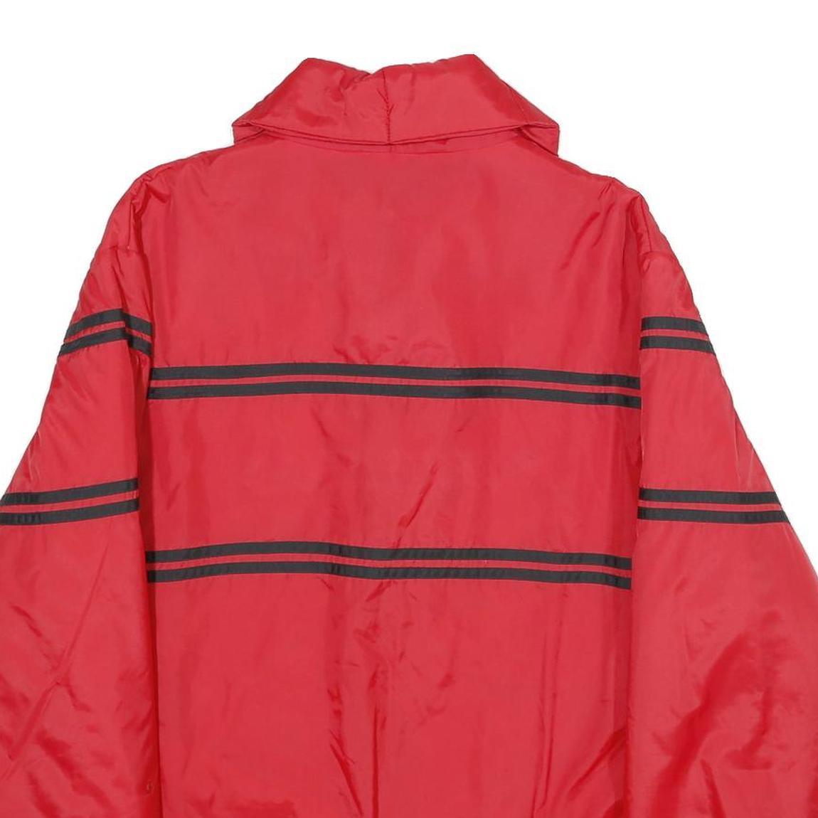 WINTEX Mens Red Nylon Zip Jacket XL Sports Racing Logo Lightweight Bomber