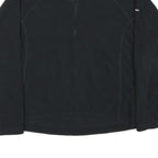 BERGHAUS Womens Black Plain Pullover Jumper Quarter Zip M Fleece Outdoor