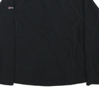 BERGHAUS Womens Black Plain Pullover Jumper Quarter Zip M Fleece Outdoor