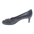 BALLY Womens Leather Kitten Heel Court Black UK 6 Elegant Classic Style