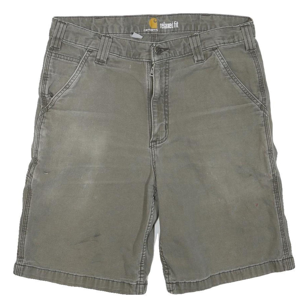 CARHARTT Mens Shorts Green Relaxed Fit Cargo M W32 Durable Workwear
