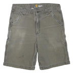 CARHARTT Mens Shorts Green Relaxed Fit Cargo M W32 Durable Workwear