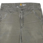 CARHARTT Mens Shorts Green Relaxed Fit Cargo M W32 Durable Workwear