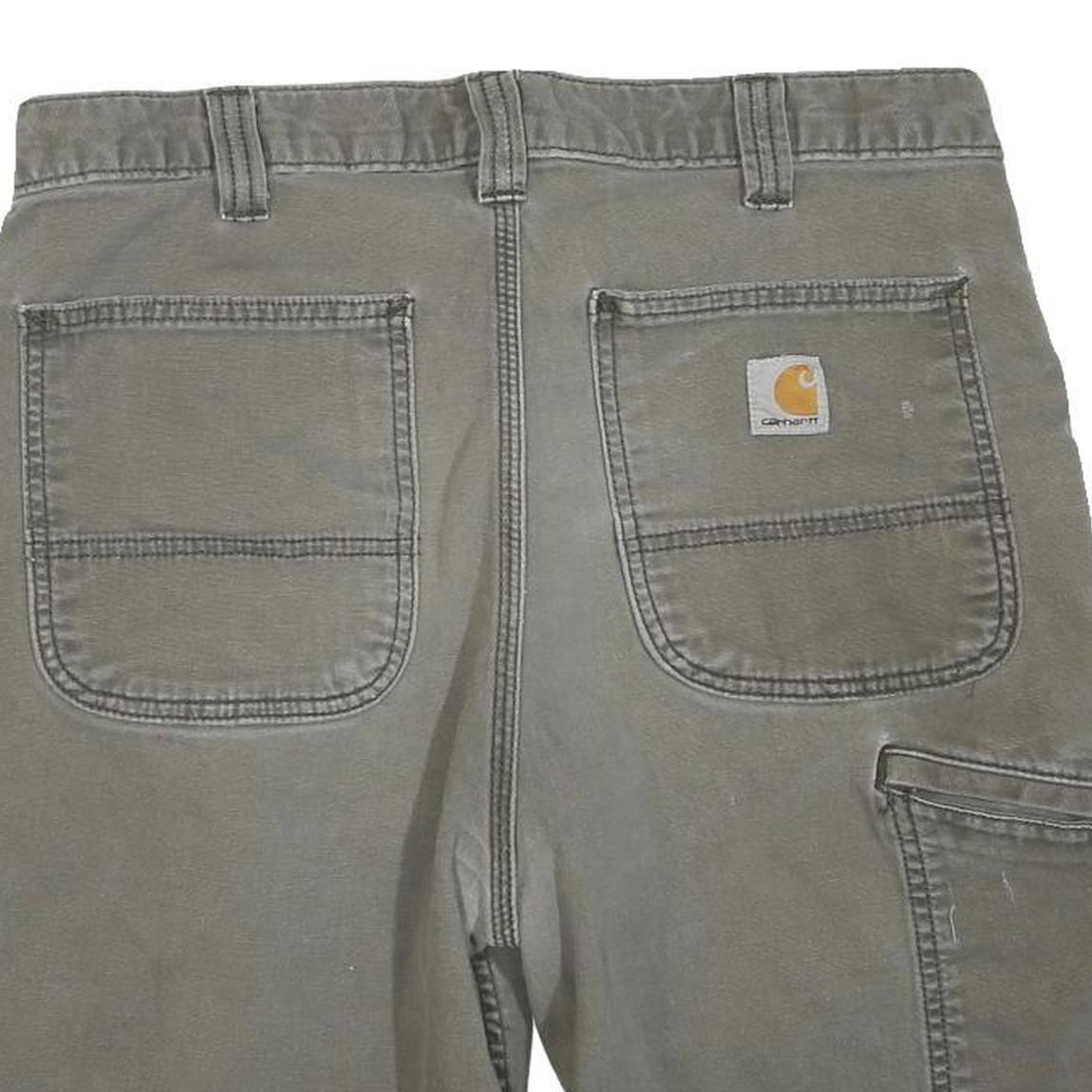 CARHARTT Mens Shorts Green Relaxed Fit Cargo M W32 Durable Workwear