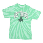 PORT & COMPANY Mens Green Tie Dye West Genesee Graphic T-Shirt XL Crew Neck