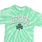 PORT & COMPANY Mens Green Tie Dye West Genesee Graphic T-Shirt XL Crew Neck