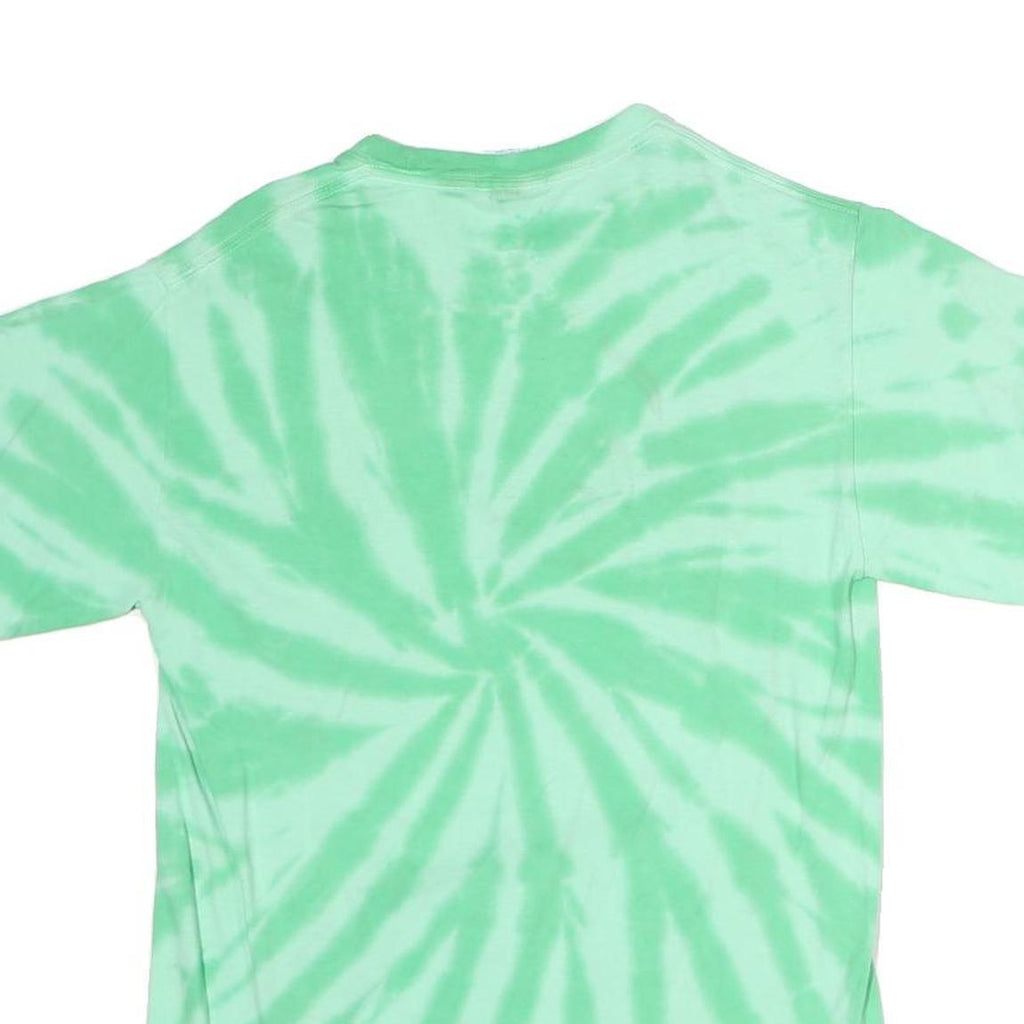 PORT & COMPANY Mens Green Tie Dye West Genesee Graphic T-Shirt XL Crew Neck