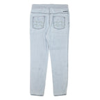 BILLABONG Womens Jeans Blue Slim Slim Denim Light W32 L28 Drawstring Trousers