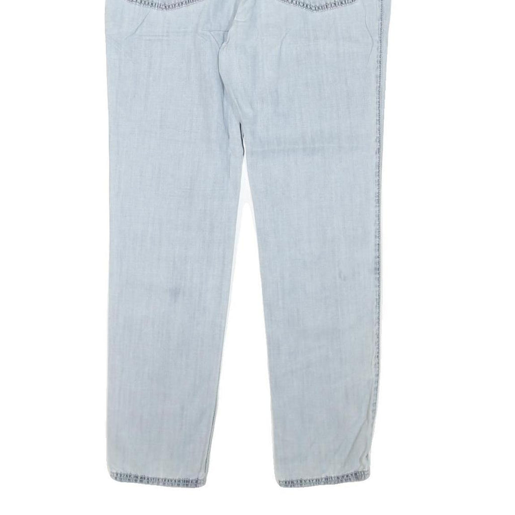 BILLABONG Womens Jeans Blue Slim Slim Denim Light W32 L28 Drawstring Trousers