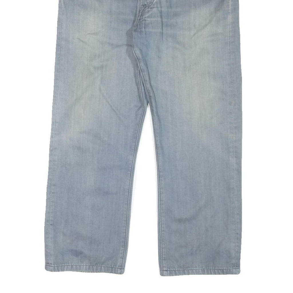 LEVI'S 501 Mens Jeans Blue Regular Straight Denim Light W36 L27 Classic Zip