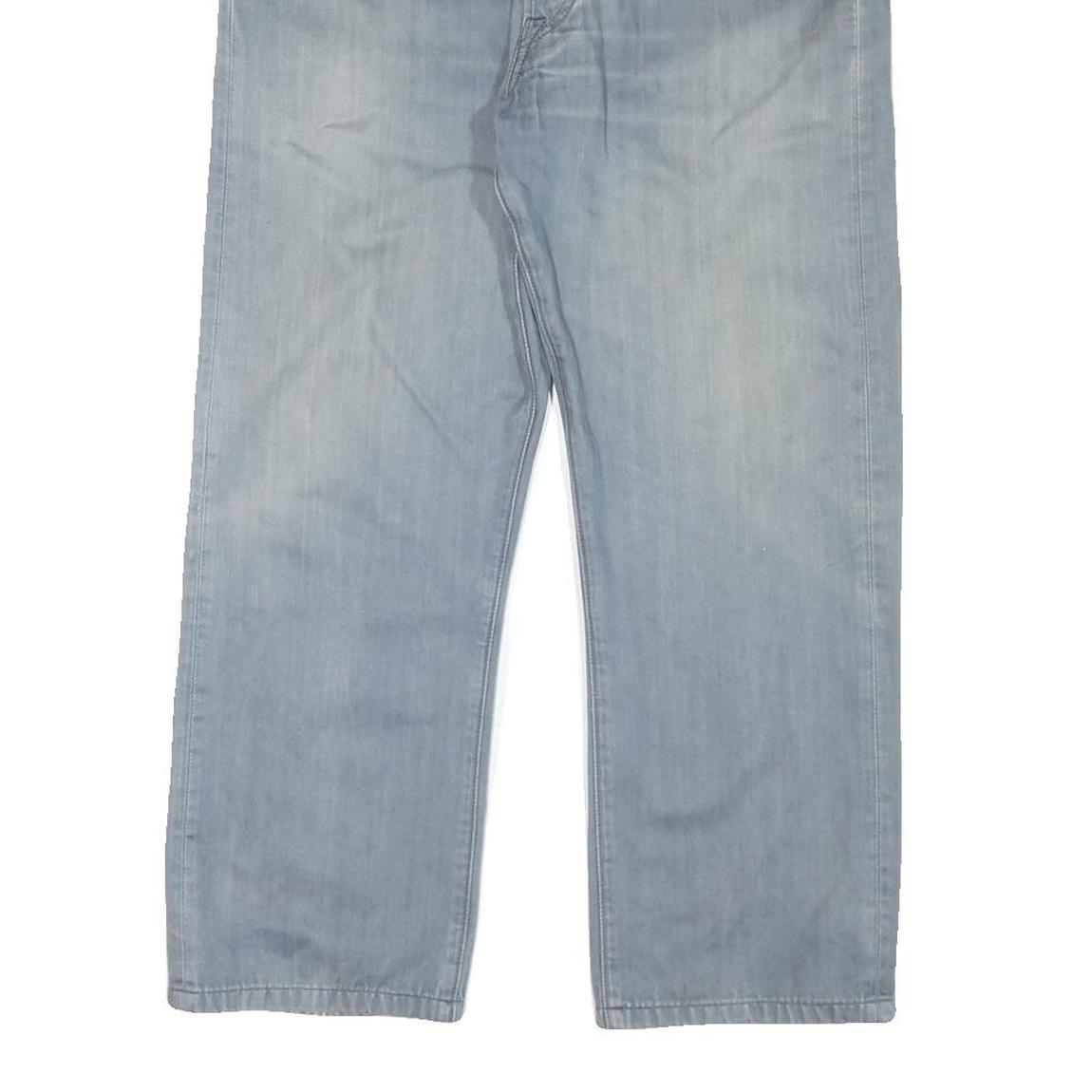 LEVI'S 501 Mens Jeans Blue Regular Straight Denim Light W36 L27 Classic Zip