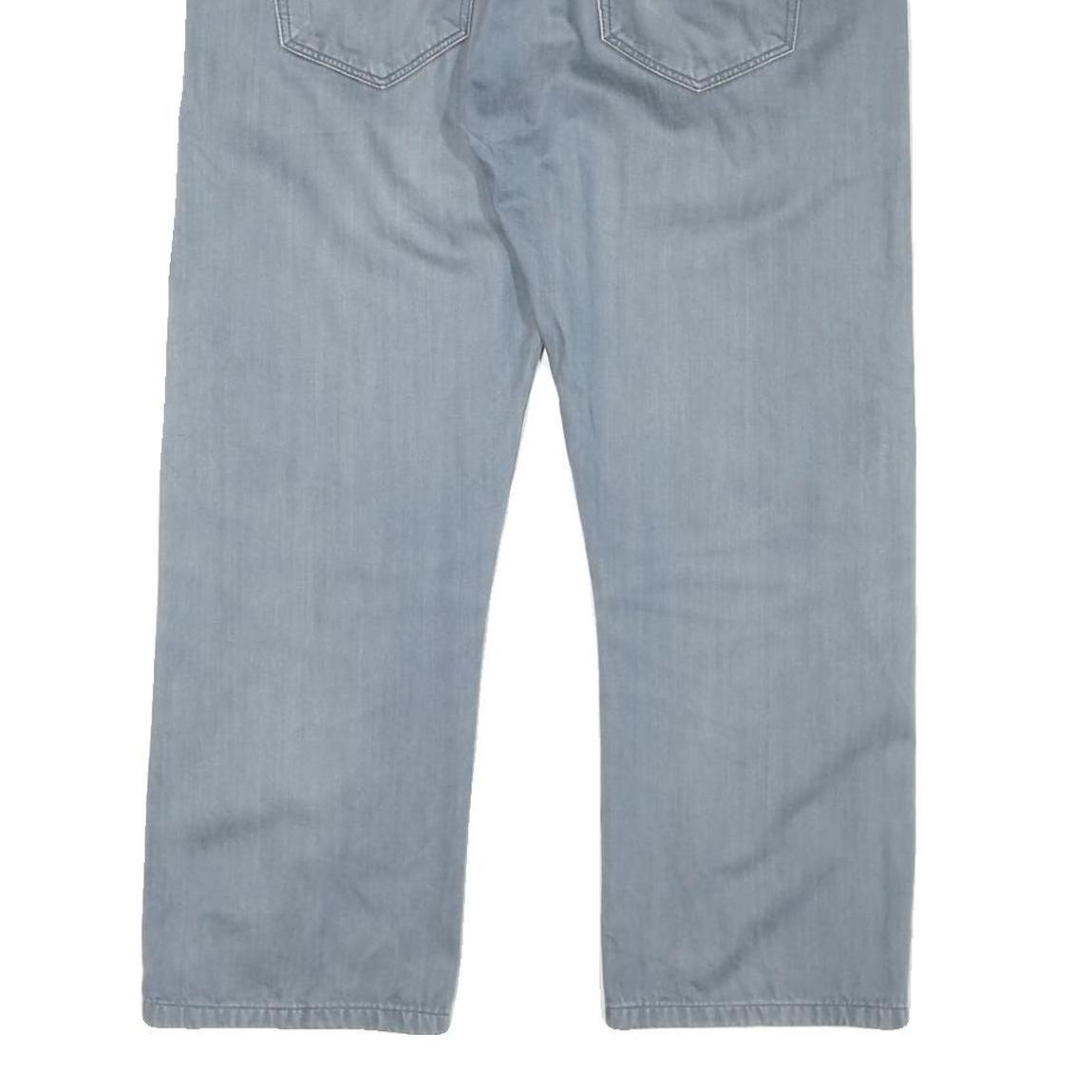 LEVI'S 501 Mens Jeans Blue Regular Straight Denim Light W36 L27 Classic Zip