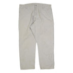 DICKIES Mens Cotton Blend Beige Relaxed Straight Trousers W40 L30 Workwear