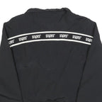 SNIPES Womens Black & White Casual Jacket L Polyester Blend Plain Zip Sports