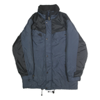 KODIAK Mens Blue & Black Nylon Jacket M Zip Outdoor Classic
