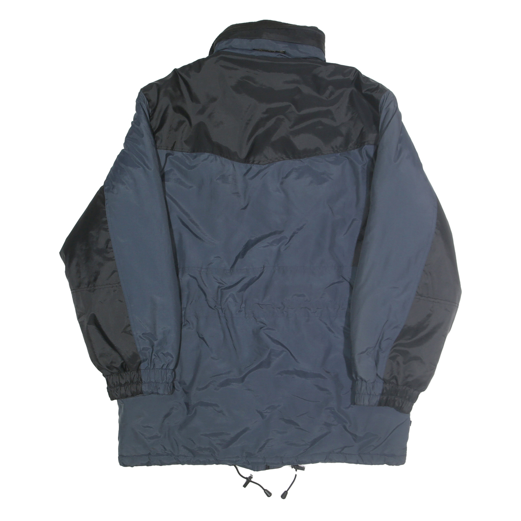 KODIAK Mens Blue & Black Nylon Jacket M Zip Outdoor Classic