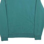 LANDS END Mens Green Crew Neck S Cotton Blend Sweatshirt Casual Everyday