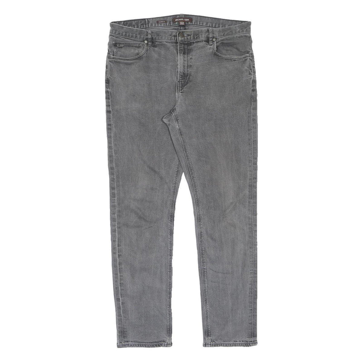 MICHAEL KORS Mens Regular Fit Grey Denim Jeans W34 L32 Classic Style Cotton