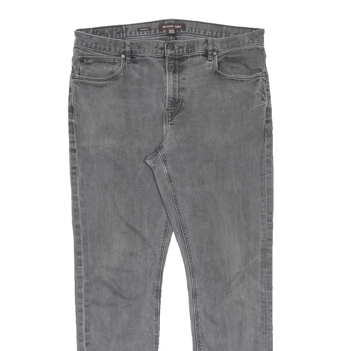 MICHAEL KORS Mens Regular Fit Grey Denim Jeans W34 L32 Classic Style Cotton