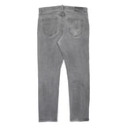 MICHAEL KORS Mens Regular Fit Grey Denim Jeans W34 L32 Classic Style Cotton