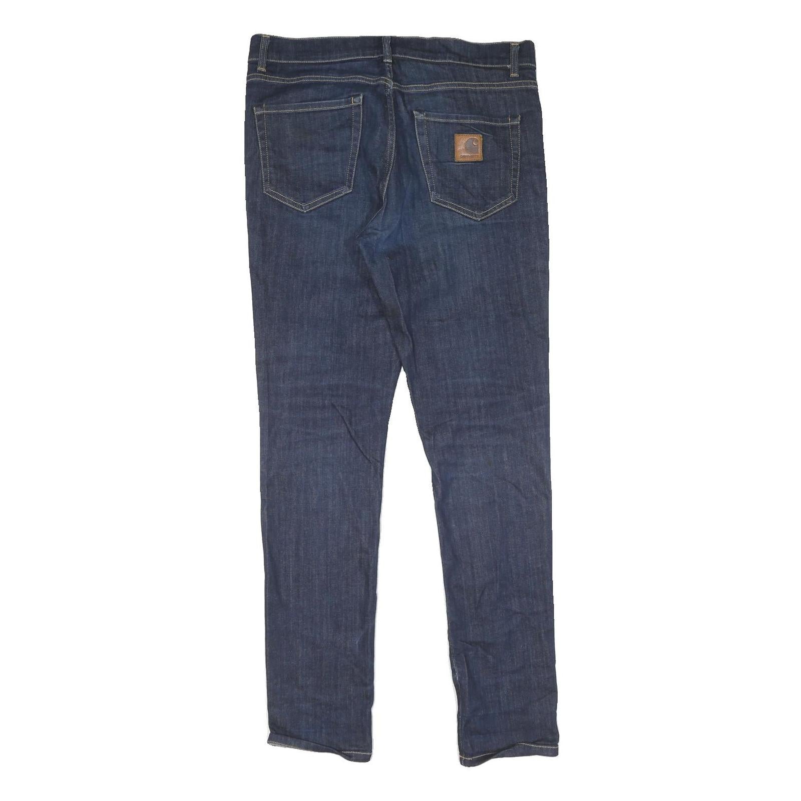 CARHARTT Mens Jeans Blue Slim Skinny Denim Medium W31 L32 Workwear