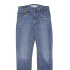 LEVI'S 511 Womens Slim Blue Denim Light W28 L29 Slim Fit Zip Closure Jeans