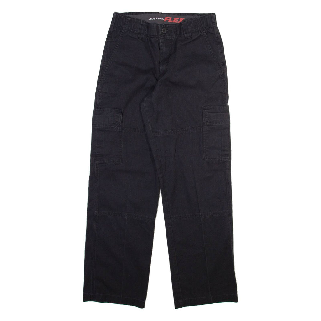 DICKIES Cargo Mens Trousers Black Regular Straight W30 L32